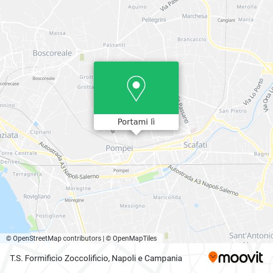 Mappa T.S. Formificio Zoccolificio