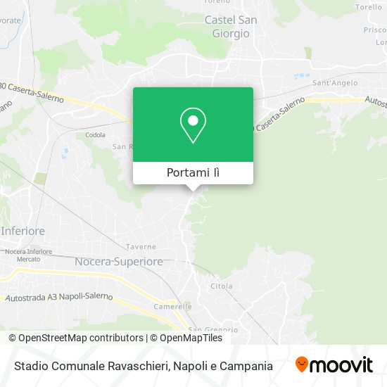 Mappa Stadio Comunale Ravaschieri