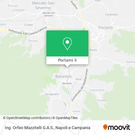 Mappa Ing. Orfeo Mazzitelli G.A.S.