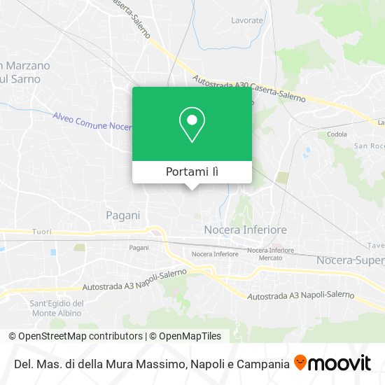 Mappa Del. Mas. di della Mura Massimo