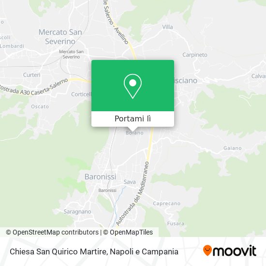Mappa Chiesa San Quirico Martire