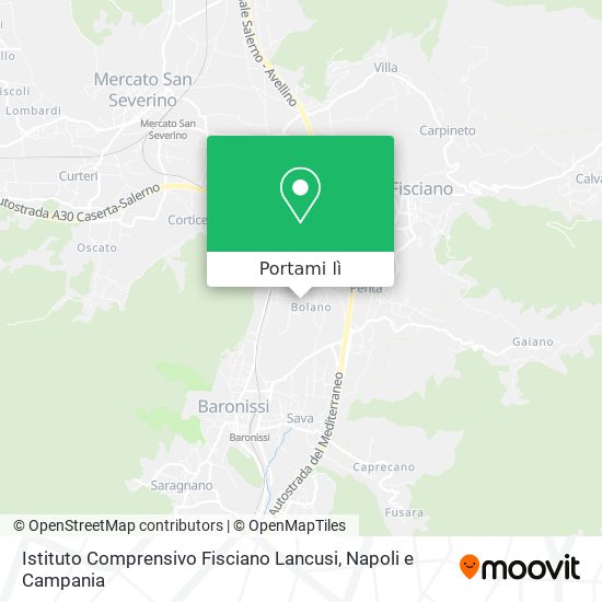 Mappa Istituto Comprensivo Fisciano Lancusi
