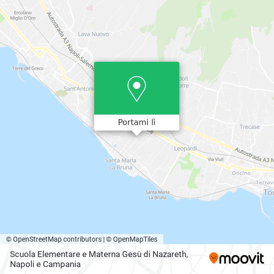 Mappa Scuola Elementare e Materna Gesù di Nazareth