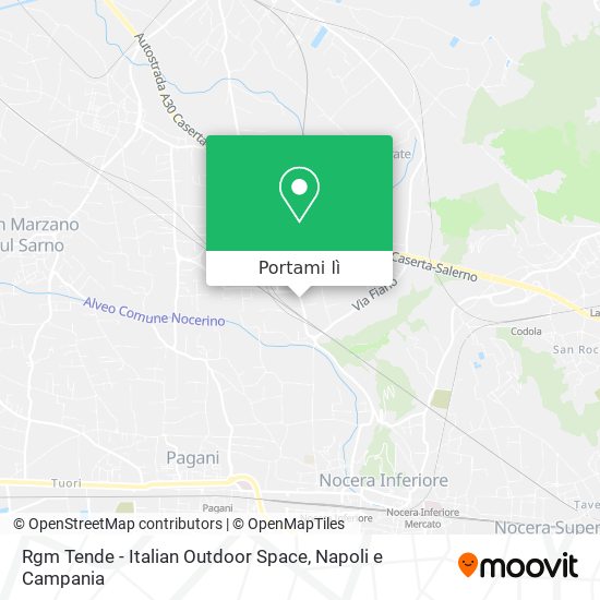 Mappa Rgm Tende - Italian Outdoor Space