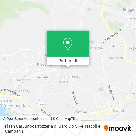 Mappa Flash Car Autocarrozzeria di Gargiulo S.Re