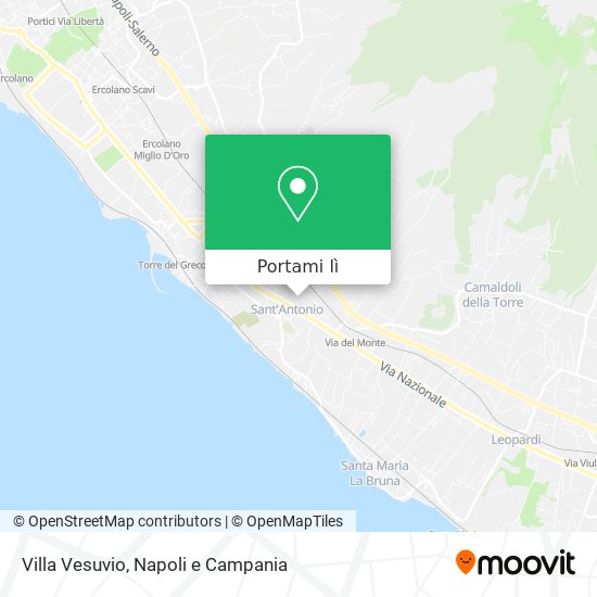 Mappa Villa Vesuvio