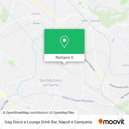 Mappa Geg Disco e Lounge Drink Bar