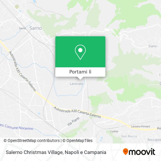 Mappa Salerno Christmas Village
