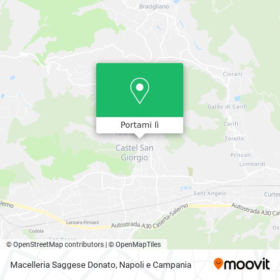 Mappa Macelleria Saggese Donato