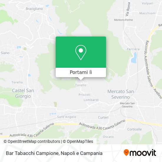 Mappa Bar Tabacchi Campione