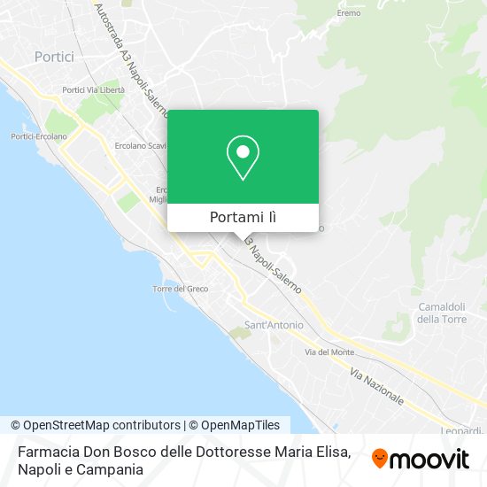 Mappa Farmacia Don Bosco delle Dottoresse Maria Elisa