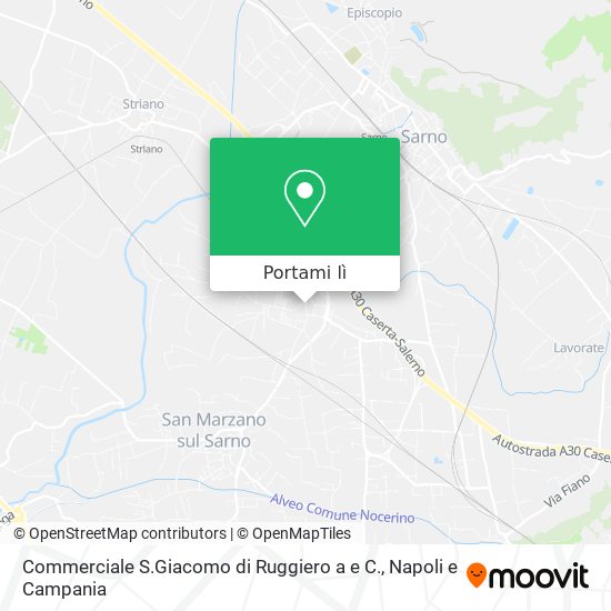 Mappa Commerciale S.Giacomo di Ruggiero a e C.