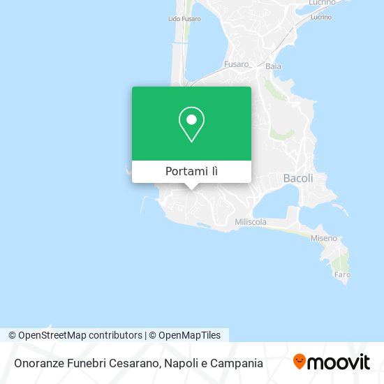 Mappa Onoranze Funebri Cesarano