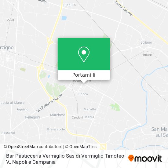 Mappa Bar Pasticceria Vermiglio Sas di Vermiglio Timoteo V.