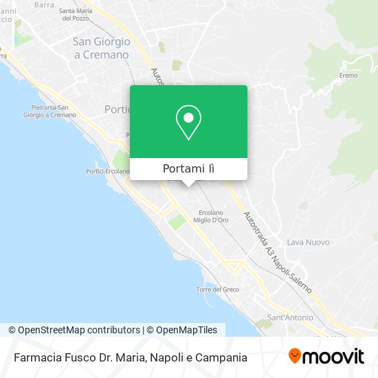 Mappa Farmacia Fusco Dr. Maria