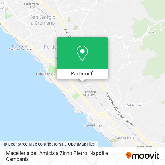Mappa Macelleria dell'Amicizia Zinno Pietro