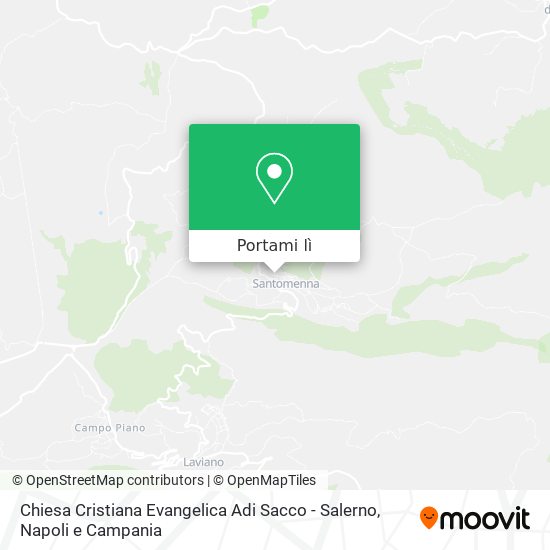 Mappa Chiesa Cristiana Evangelica Adi Sacco - Salerno