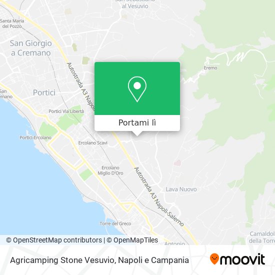 Mappa Agricamping Stone Vesuvio