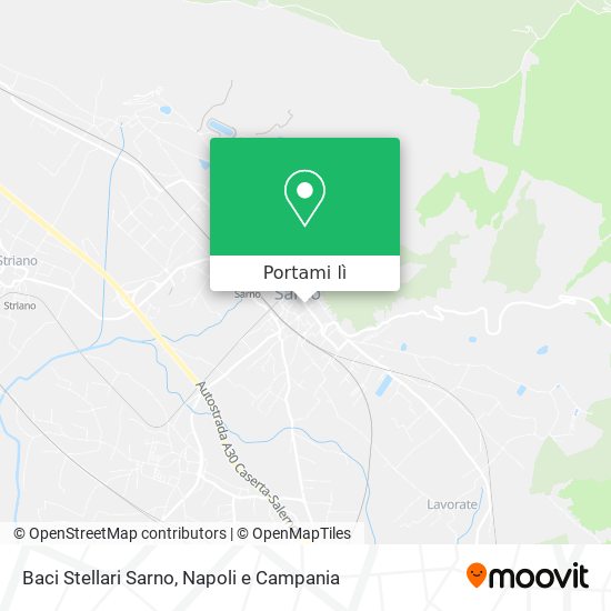 Mappa Baci Stellari Sarno