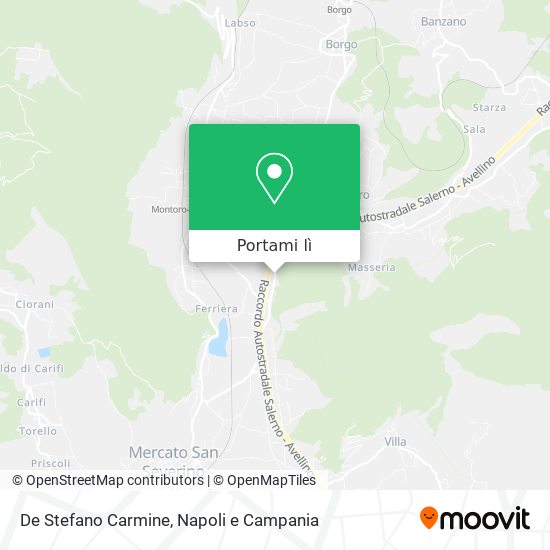Mappa De Stefano Carmine