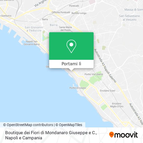 Mappa Boutique dei Fiori di Mondanaro Giuseppe e C.