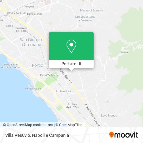 Mappa Villa Vesuvio