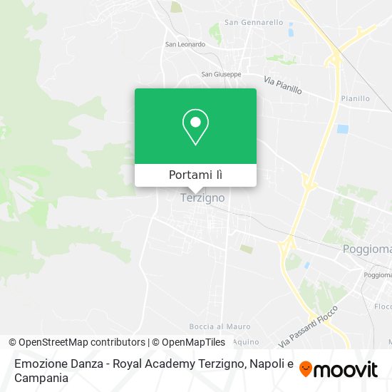 Mappa Emozione Danza - Royal Academy Terzigno