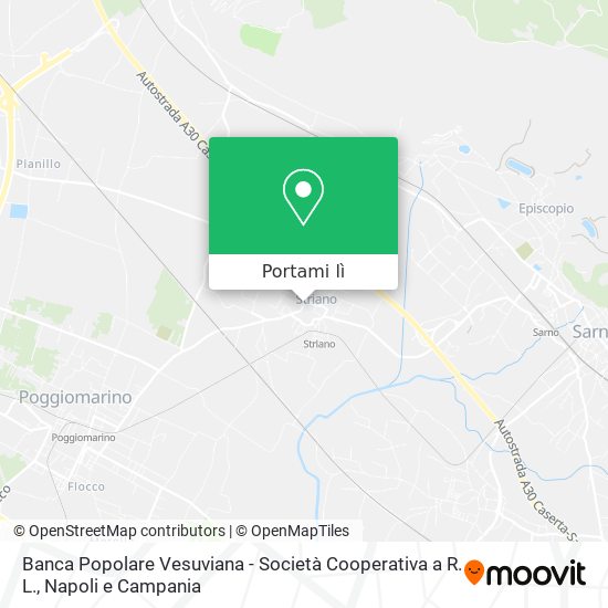 Mappa Banca Popolare Vesuviana - Società Cooperativa a R. L.