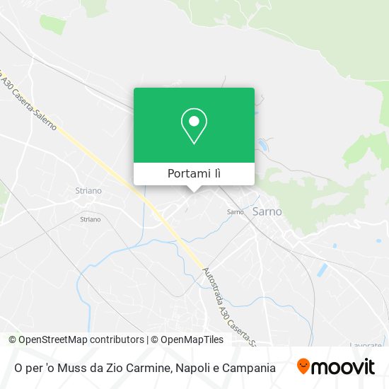 Mappa O per 'o Muss da Zio Carmine