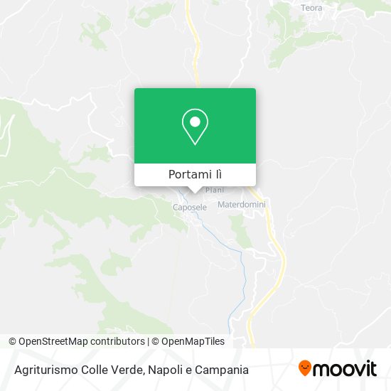 Mappa Agriturismo Colle Verde