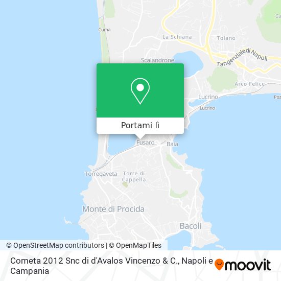 Mappa Cometa 2012 Snc di d'Avalos Vincenzo & C.