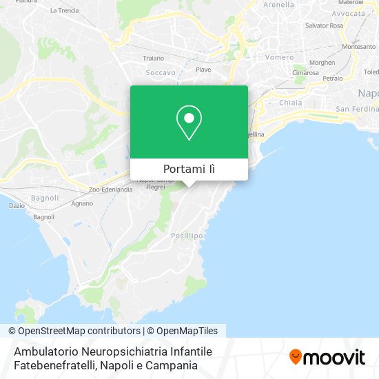 Mappa Ambulatorio Neuropsichiatria Infantile Fatebenefratelli