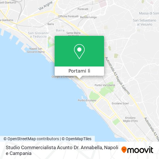 Mappa Studio Commercialista Acunto Dr. Annabella