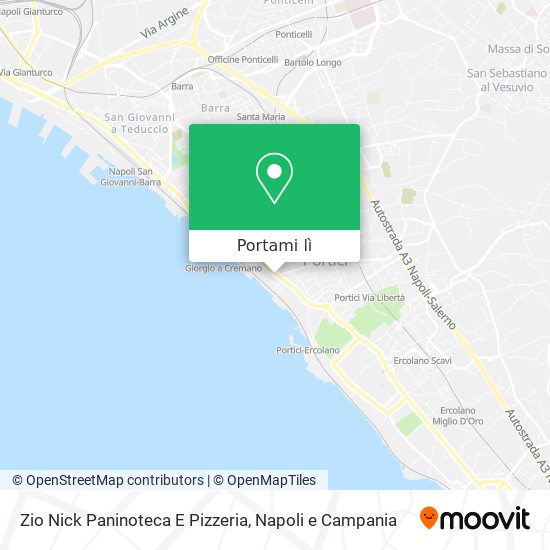 Mappa Zio Nick Paninoteca E Pizzeria