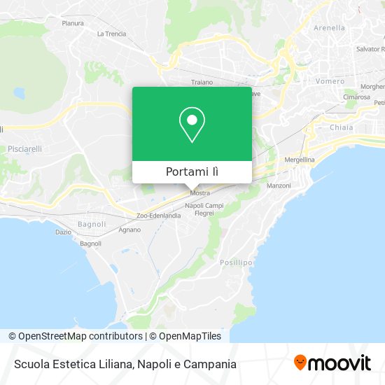 Mappa Scuola Estetica Liliana