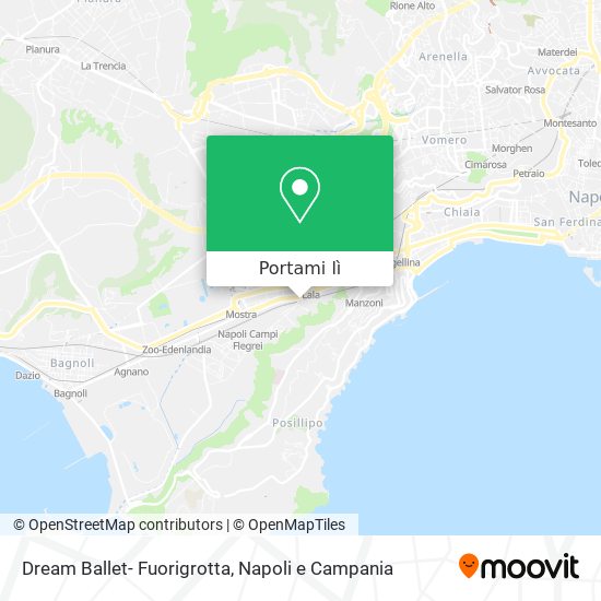 Mappa Dream Ballet- Fuorigrotta