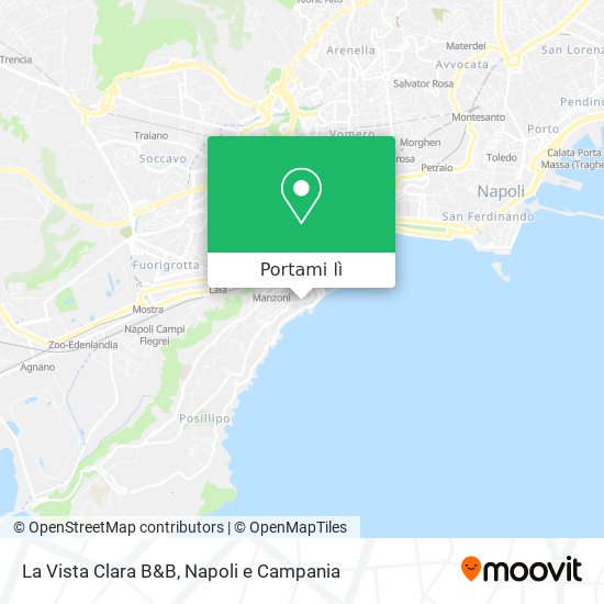 Mappa La Vista Clara B&B