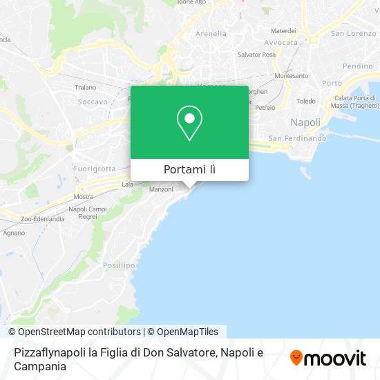 Mappa Pizzaflynapoli la Figlia di Don Salvatore
