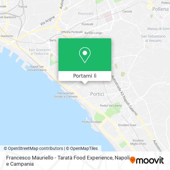 Mappa Francesco Mauriello - Taratà Food Experience