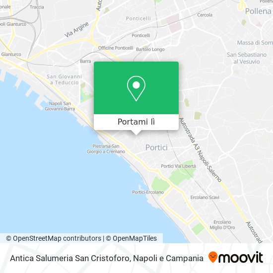 Mappa Antica Salumeria San Cristoforo