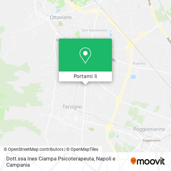 Mappa Dott.ssa Ines Ciampa Psicoterapeuta
