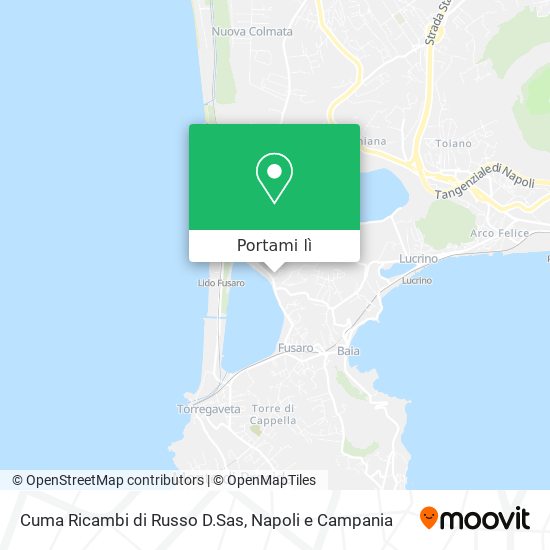 Mappa Cuma Ricambi di Russo D.Sas