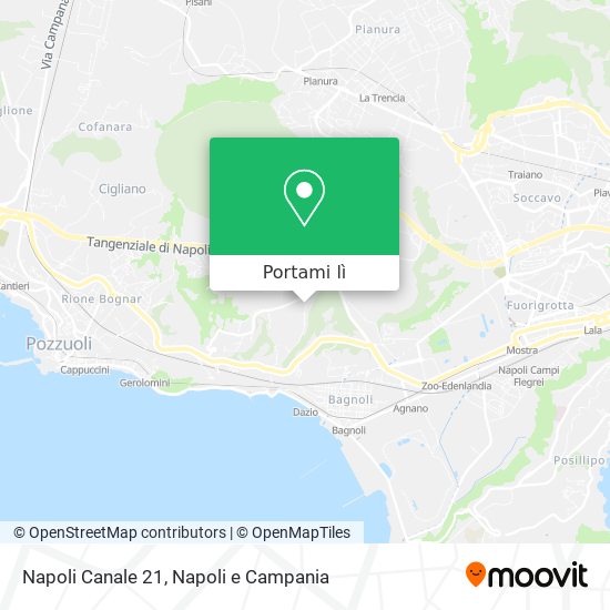 Mappa Napoli Canale 21