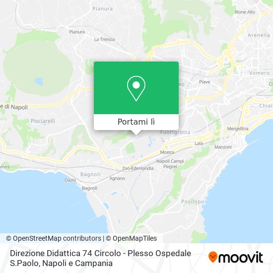 Mappa Direzione Didattica 74 Circolo - Plesso Ospedale S.Paolo