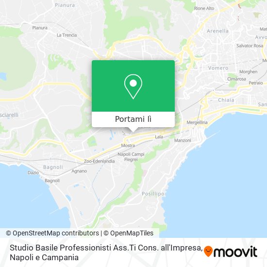 Mappa Studio Basile Professionisti Ass.Ti Cons. all'Impresa