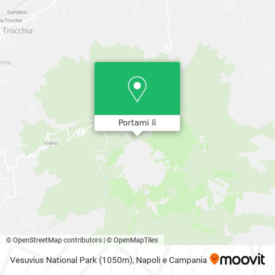 Mappa Vesuvius National Park (1050m)