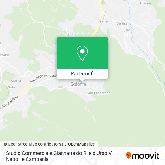 Mappa Studio Commerciale Giannattasio R. e d'Urso V.