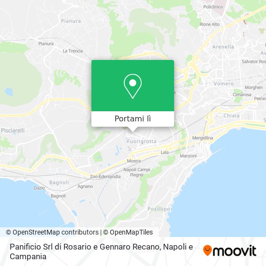 Mappa Panificio Srl di Rosario e Gennaro Recano