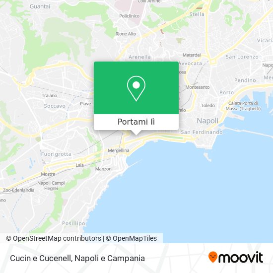 Mappa Cucin e Cucenell