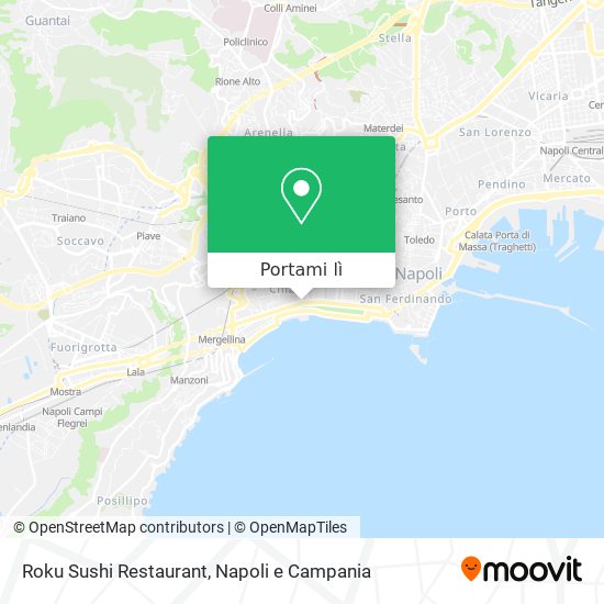 Mappa Roku Sushi Restaurant